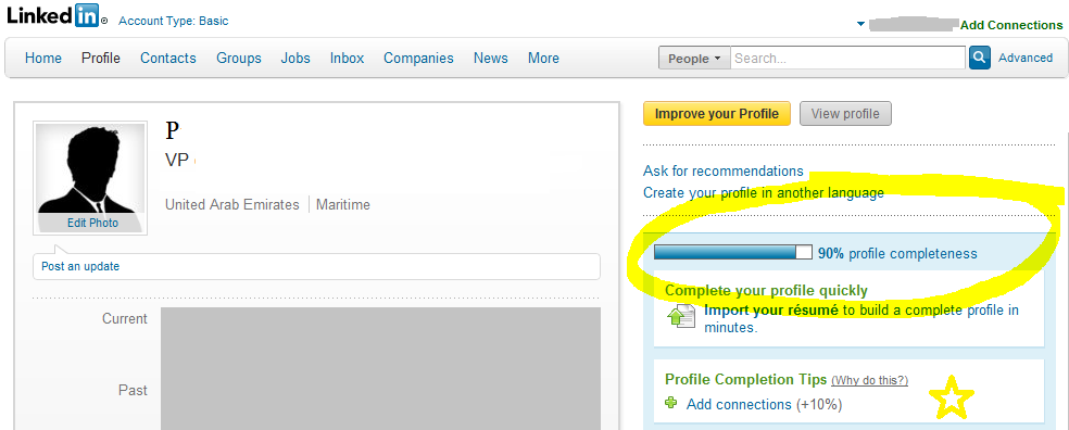100% LinkedIn Profile Completeness 100% LinkedIn Profile Completeness