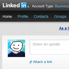 LinkedIn new design