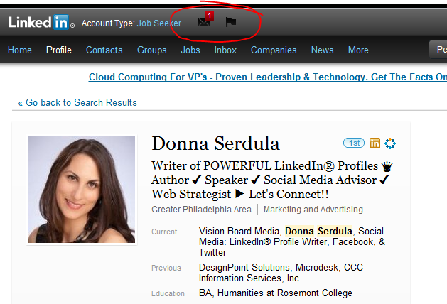 New Icons to LinkedIn Navigation Bar, LinkedIn Redesign