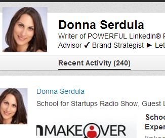 LinkedIn Recent Activity Returns to the LinkedIn Profile