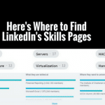 Where is LinkedIn Skills Pages TN