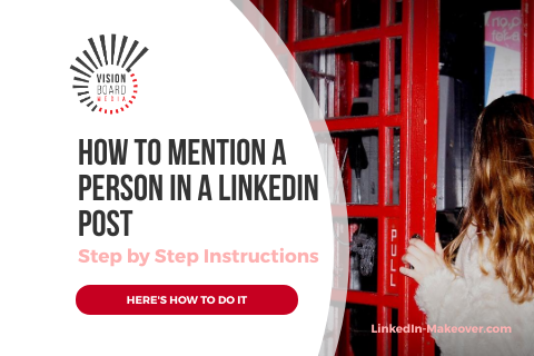 Mention person LinkedIn Post TN