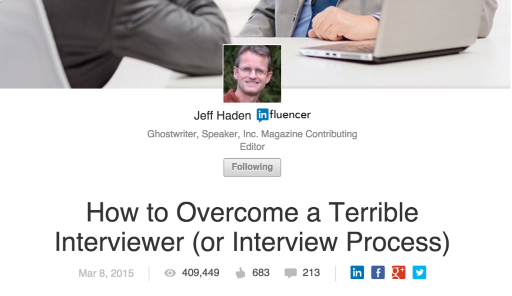 Executive Blogging Ghostwriter