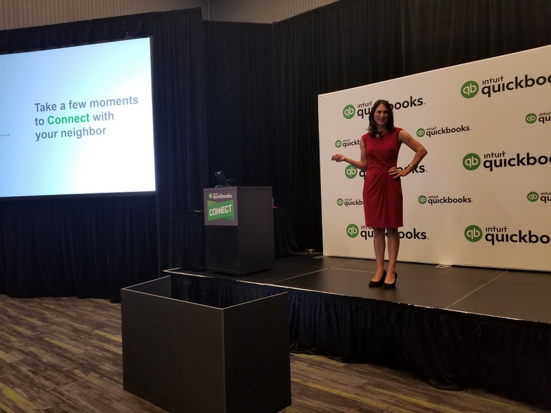 Donna Presenting at QuickBooks Connect