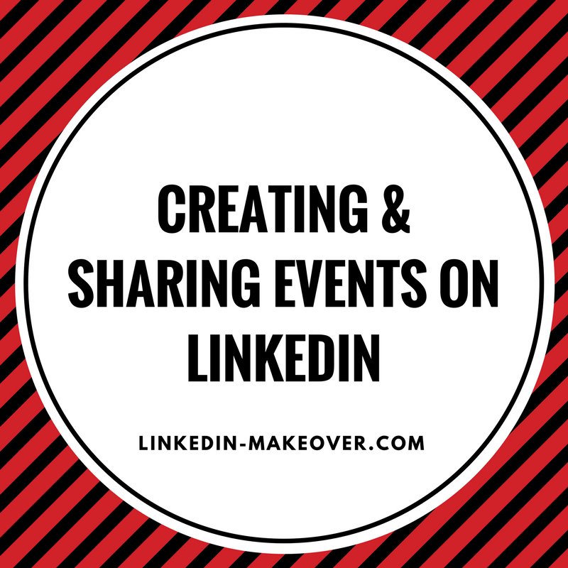 Creating Events on LinkedIn