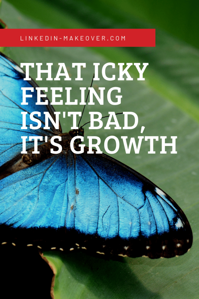 It's progress, growth, development and a little bit of fear