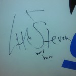 Little Steven's Autograph
