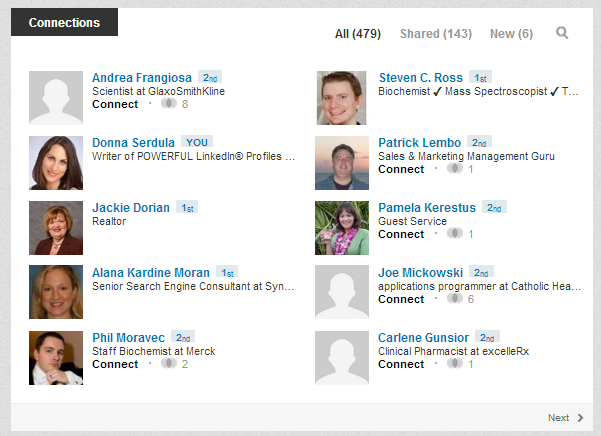 LinkedIn Connections List Visibility