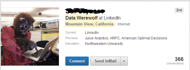LinkedIn Data Werewolf