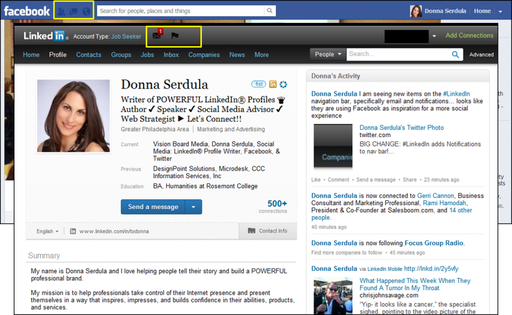 LinkedIn Interface Changes