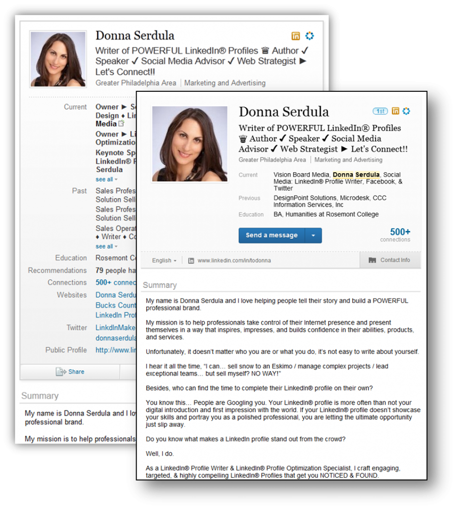 Design Change! New Look to the LinkedIn Profile