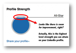 LinkedIn Profile Strength