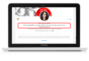 LinkedIn Profile Tip A Powerful Headline