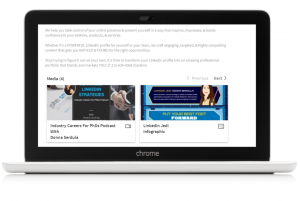 LinkedIn Profile Tip: Embed Work Samples