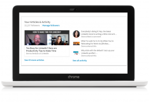 LinkedIn profile Tip: Post Updates