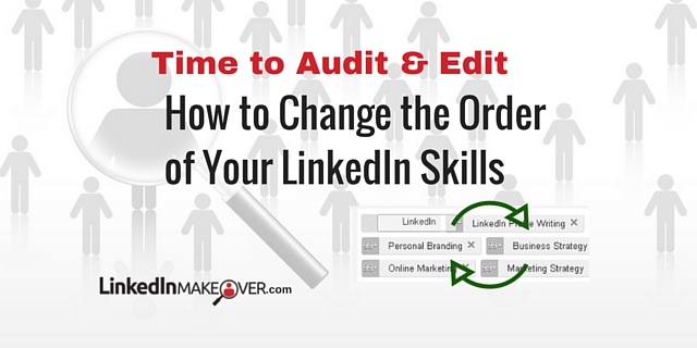 Change the Order of My LinkedIn Skills