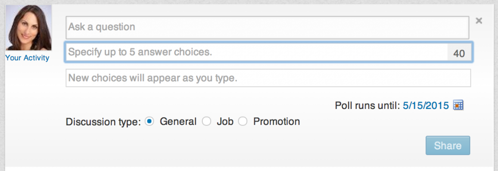 LinkedIn Polls Retired