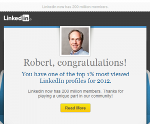 Top Viewed LinkedIn Profile