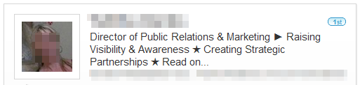 LinkedIn Headline Example