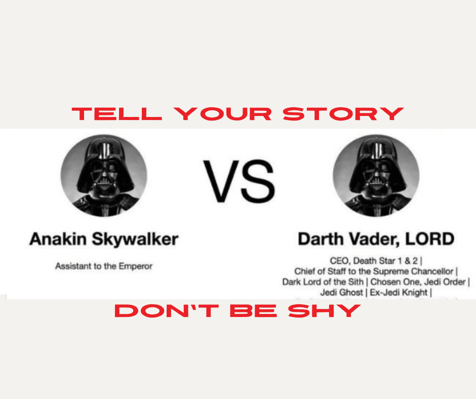 Darth Vader LinkedIn Profile