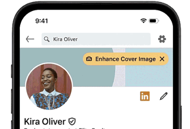 Add multiple background images to your LinkedIn profile for carousel effect with dynamic cover images