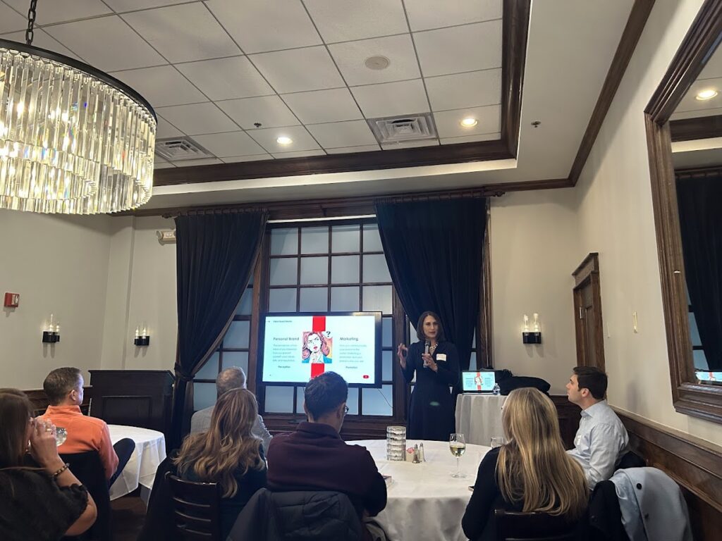 Donna Serdula presenting on Career Branding and Personal Branding for NIRI in Philadelphia, PA